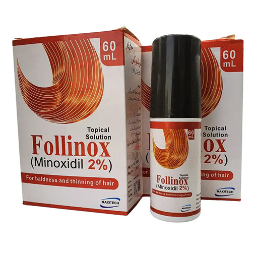 Follinox (2%) 60ml Topical Solution – Hair Regrowth Treatment for Men & Women