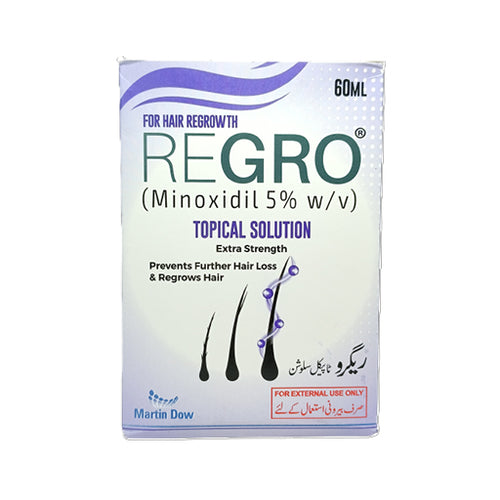 Regro (5%) 60ml Hair Spray – Advanced Minoxidil Hair Regrowth Treatment for Men