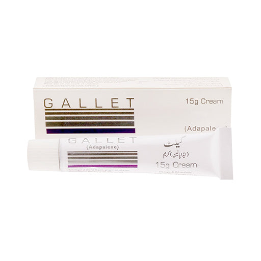Gallet 0.1% 15g Cream – Tretinoin Topical Retinoid for Acne, Wrinkles & Pigmentation