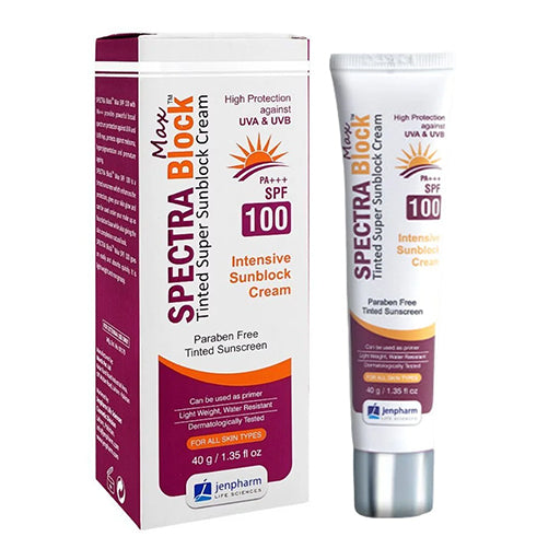 Spectra Block SPF 100 40g Cream – Advanced Sun Protection for Sensitive & Oily Skin