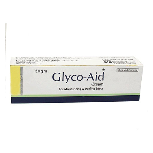 Glyco-Aid 30g Cream – Exfoliating & Brightening Glycolic Acid Cream for Smooth, Clear Skin