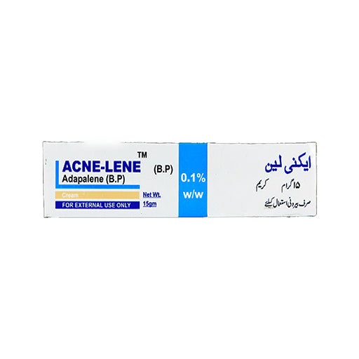Acne-Lene (0.1%) 15g Cream – Adapalene Gel for Acne Treatment & Clear Skin