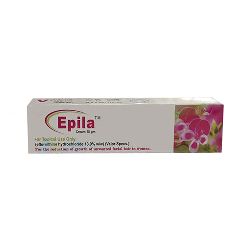 Epila Topical 13.9% Cream 15g – Hair Growth Reduction & Smooth Skin Formula