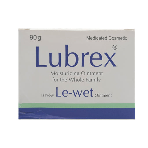 Lubrex (Le-Wet) 75g Skin Ointment – Deep Moisturizing Emollient for Dry & Sensitive Skin