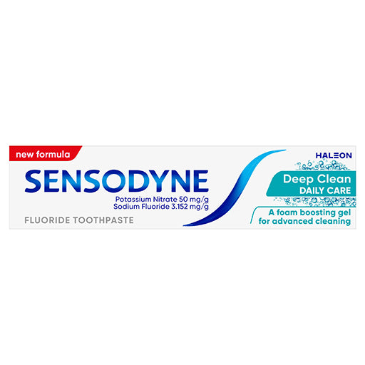 Sensodyne Deep Clean 100g Toothpaste – For Sensitive Teeth & Lasting Freshness