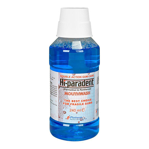 Hi-Paradent (0.1% / 0.5%) 200ml Mouthwash – Advanced Gum Protection & Antibacterial Oral Rinse