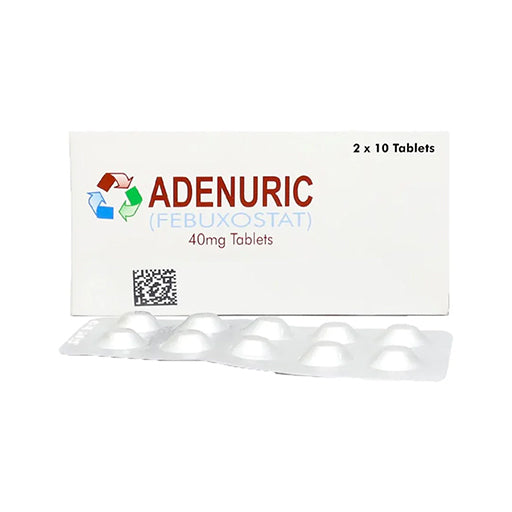 Adenuric 40mg Tablets – Uric Acid & Gout Relief (20 Tablets)