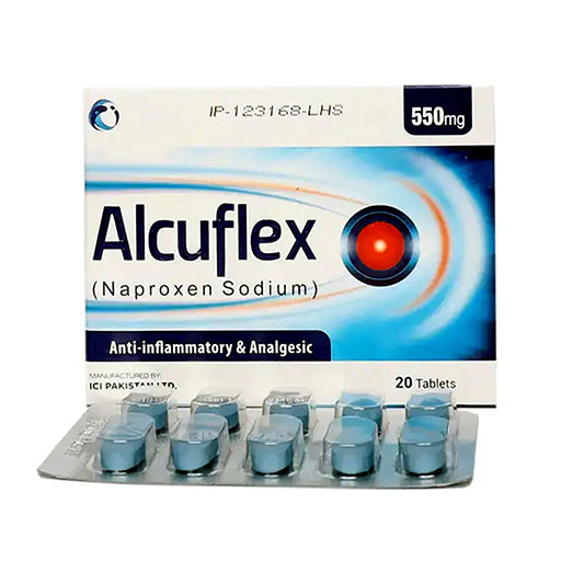 Alcuflex 550mg (50 Tablets) – Pain Relief & Anti-Inflammatory Tablets
