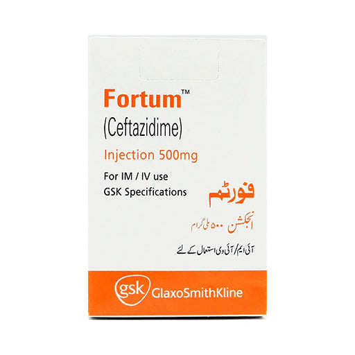 Fortum 500mg Injection | Ceftazidime Vial – Effective Broad-Spectrum Antibiotic