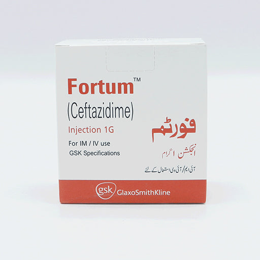 Fortum 1 g Injection (Ceftazidime) – 1 Vial