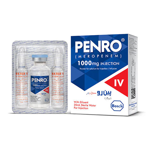 Penro Injection (1000mg/20ml) – Broad-Spectrum Antibiotic | 1 Vial