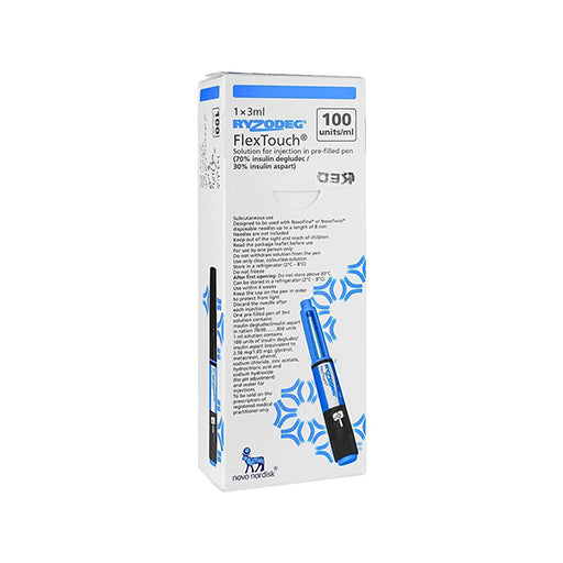 Ryzodeg 100IU/ml Flexpen 3ml – Insulin Injection for Diabetes Management