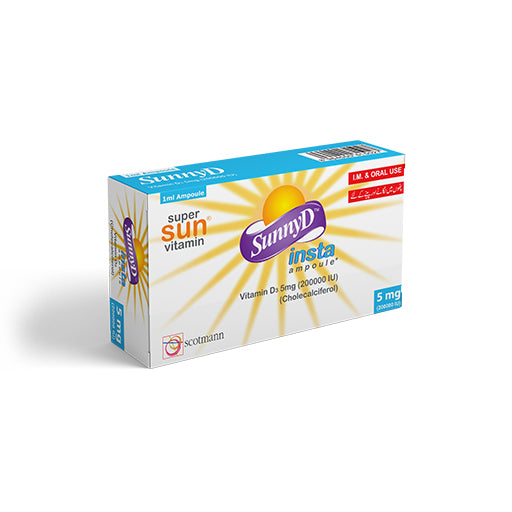 Sunny D 200,000 IU Injection – High-Strength Vitamin D3 (1 Ampoule)