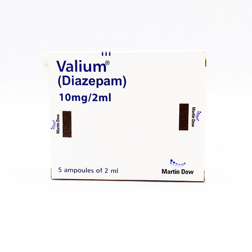 Valium 10mg/2ml Injection (5 Ampoules) – Diazepam Injectable Solution