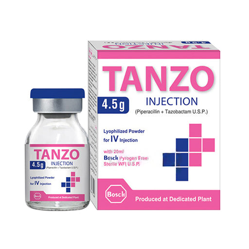 Tanzo Injection (4.5 g) – Piperacillin + Tazobactam Antibiotic