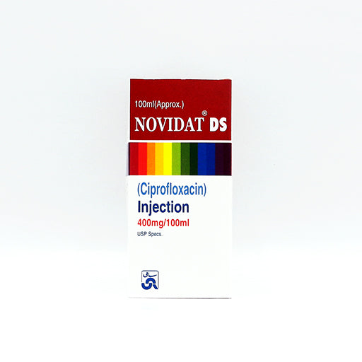 Novidat DS 400 mg / 100 mL IV Injection (Ciprofloxacin) — 1 Vial