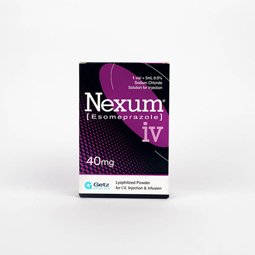 Nexum Injection 40mg (Esomeprazole) — 5mL Vial for IV Use